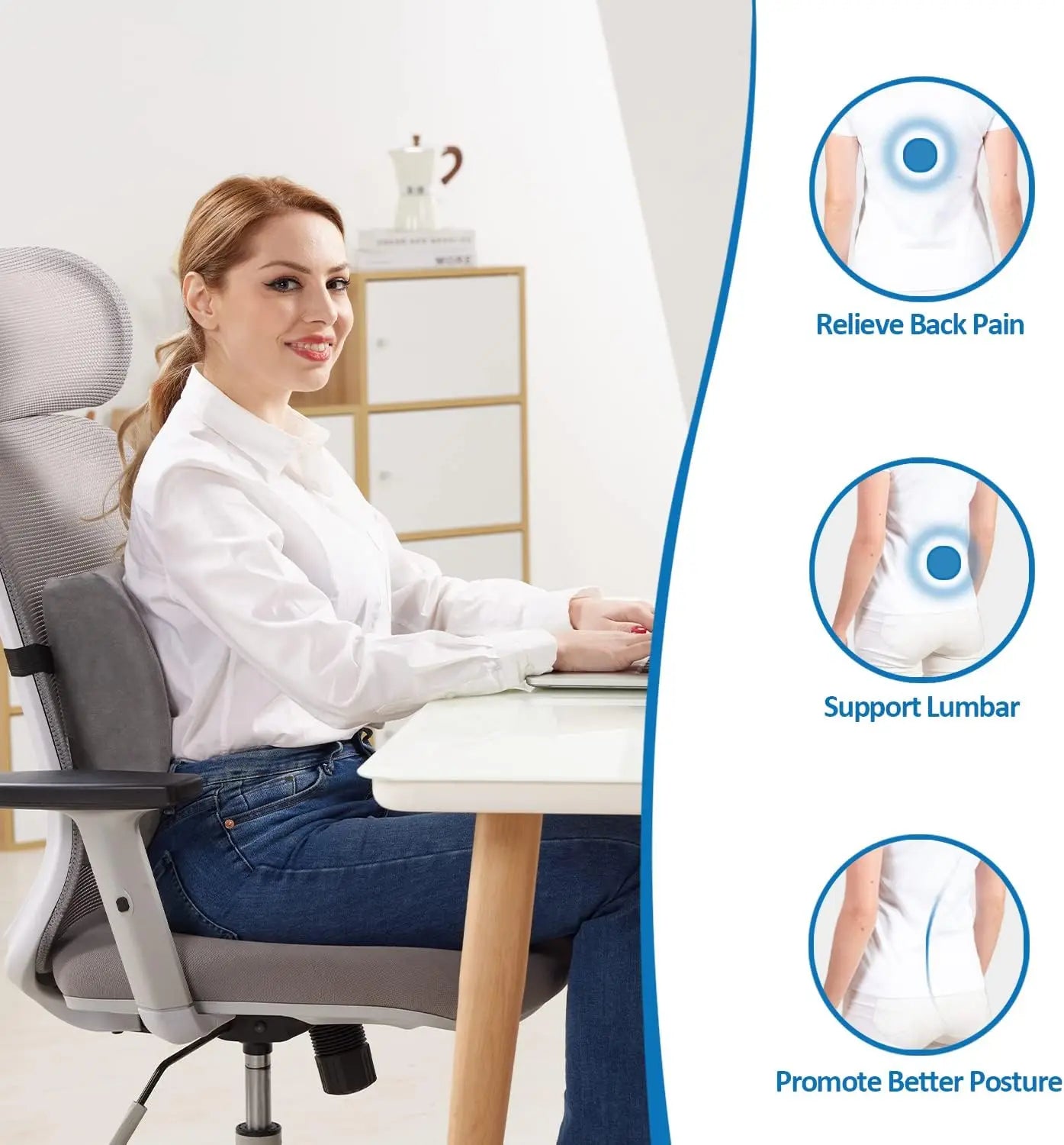 Ergonomic Backrest Pillow