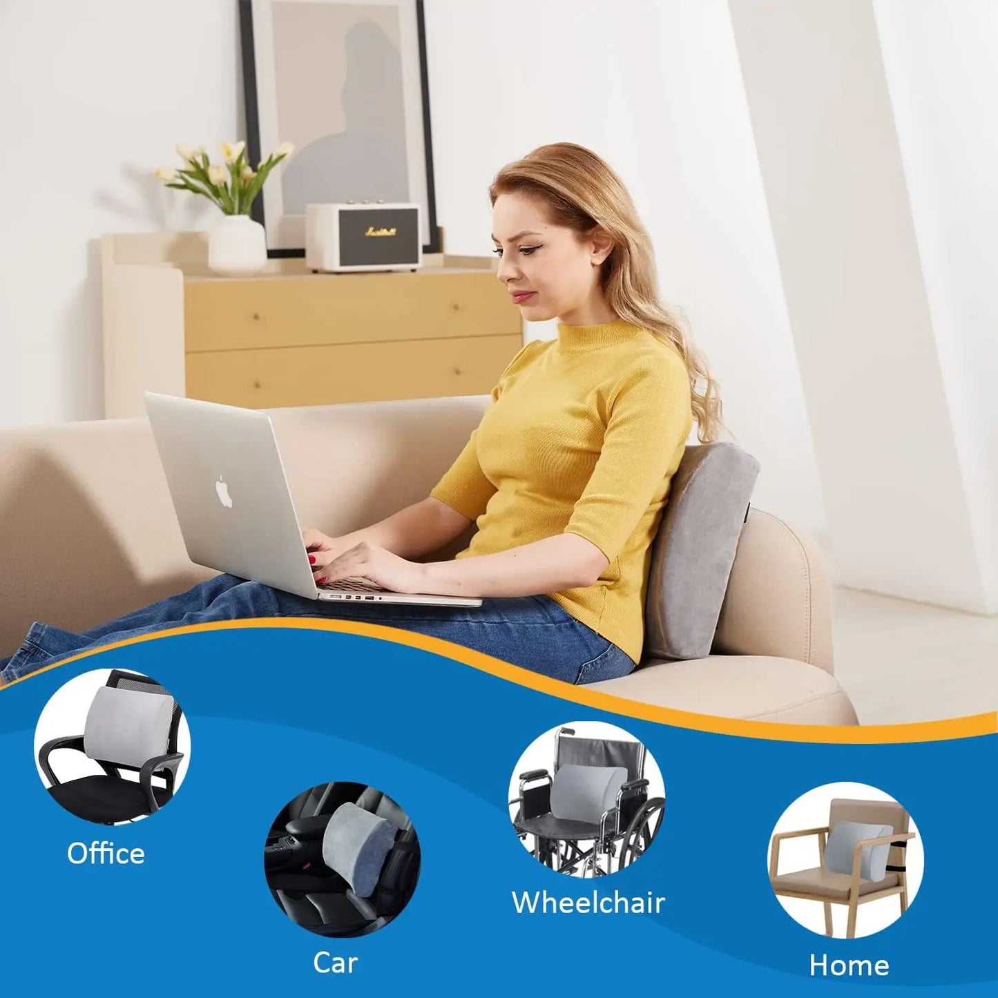 Ergonomic Backrest Pillow